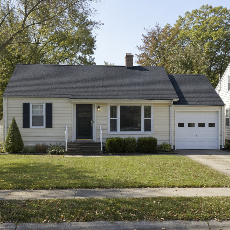 Full shingle replacement after AceHawk roofers finished the job
